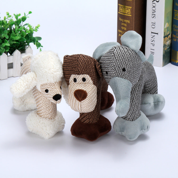 Squeaky Chew Toy - Bite-resistant and interactive for small and large dogs. Perfect pet supply! - The happy tails waggers