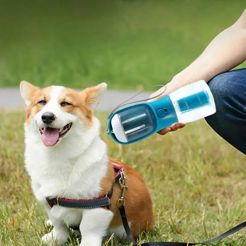 Dog Water Cup Drinking Food Garbage Bag Three-in-one - The happy tails waggers