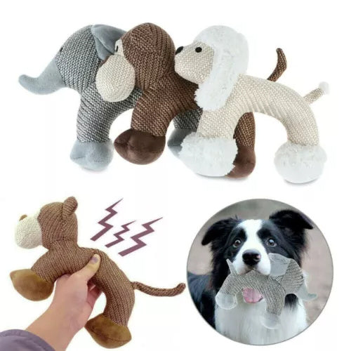 Squeaky Chew Toy - Bite-resistant and interactive for small and large dogs. Perfect pet supply! - The happy tails waggers