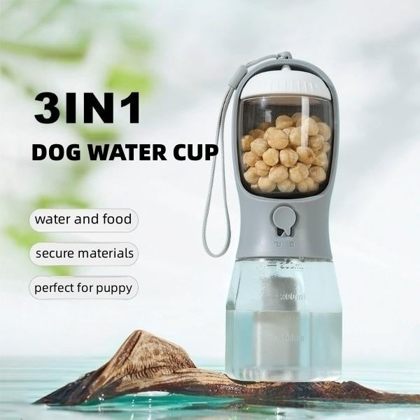 Dog Water Cup Drinking Food Garbage Bag Three-in-one - The happy tails waggers