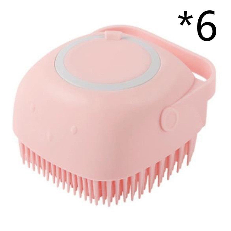 Silicone Dog Bath Massage Gloves Brush Pet Cat Bathroom Cleaning Tool - The happy tails waggers