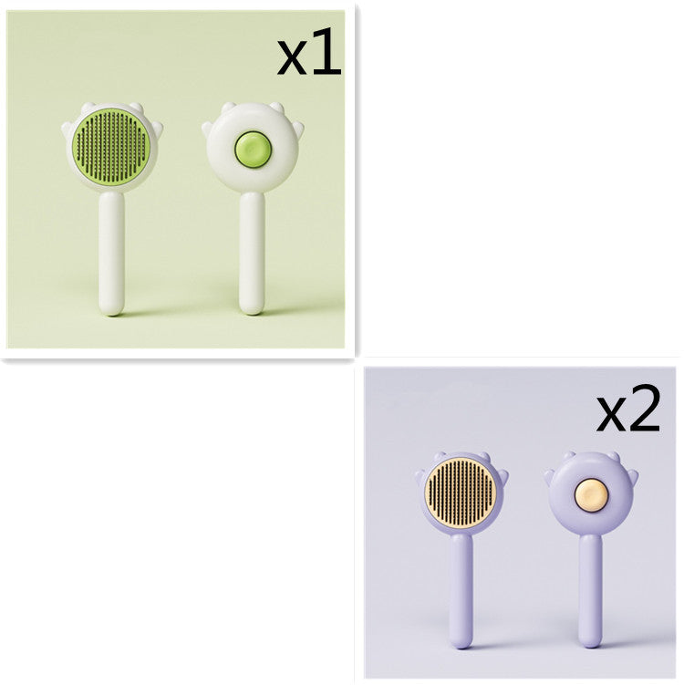 Cat & Dog Massage Comb - Hair removal and grooming tool with a scratcher for pets. Perfect cleaning supply! - The happy tails waggers