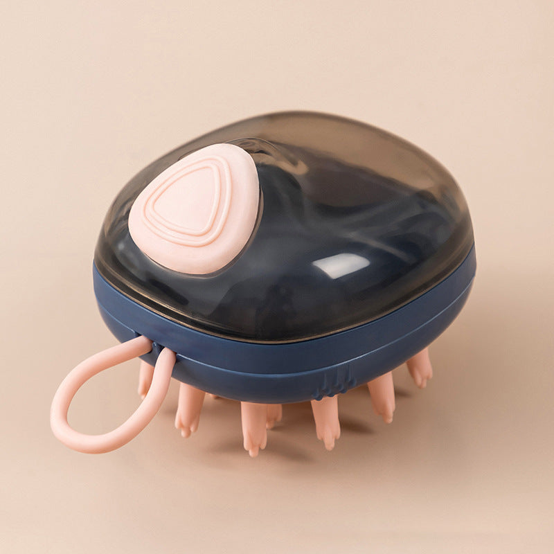 New 2 In 1 Pet Cat Dog Cleaning Bathing Massage Shampoo Soap Dispensing Grooming Brush - The happy tails waggers