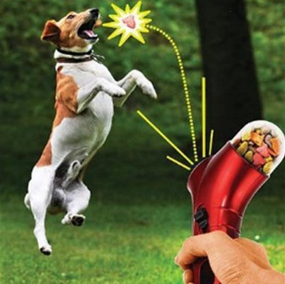 Pet Food Catapult Feeder Funny Dog Toy - The happy tails waggers