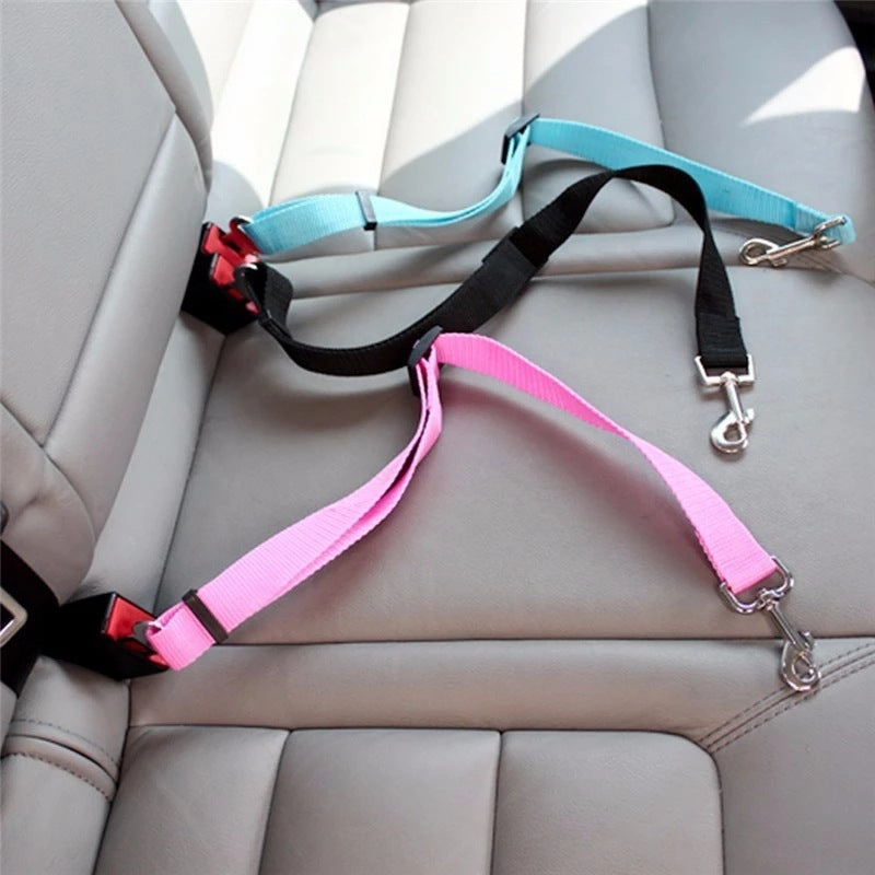 Adjustable Pet Cat Dog Car Seat Belt - The happy tails waggers