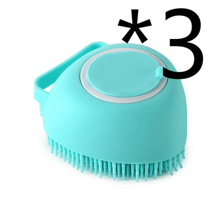 Silicone Dog Bath Massage Gloves Brush Pet Cat Bathroom Cleaning Tool - The happy tails waggers