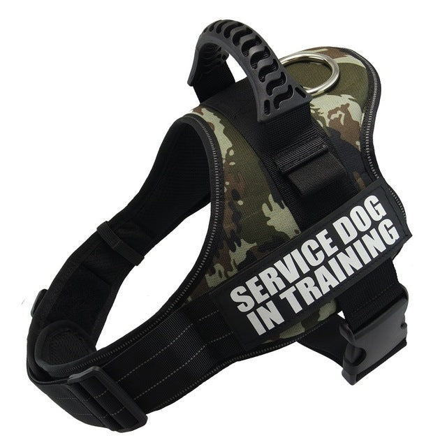 Personalized Custom Reflective Breathable Dog Harness NO PULL Adjustable Pet Harness For Small Large Dog Harness Vest With Patch - The happy tails waggers