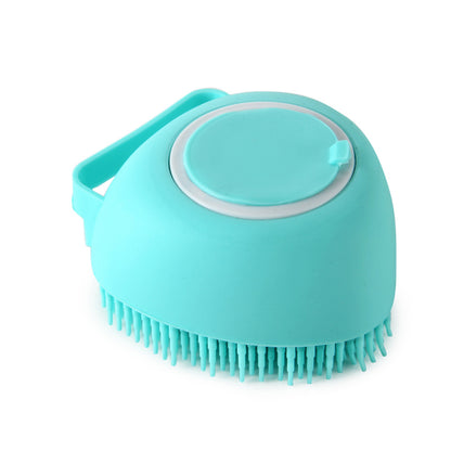 Silicone Dog Bath Massage Gloves Brush Pet Cat Bathroom Cleaning Tool - The happy tails waggers