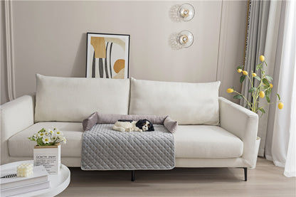 Pet Dog Sofa Bed - Warm cushion for large dogs and cats. Furniture protector and cozy mat. - The happy tails waggers