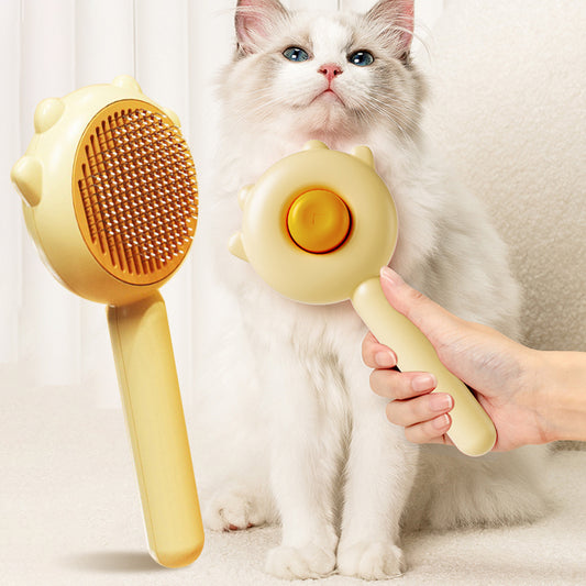 Cat & Dog Massage Comb - Hair removal and grooming tool with a scratcher for pets. Perfect cleaning supply! - The happy tails waggers