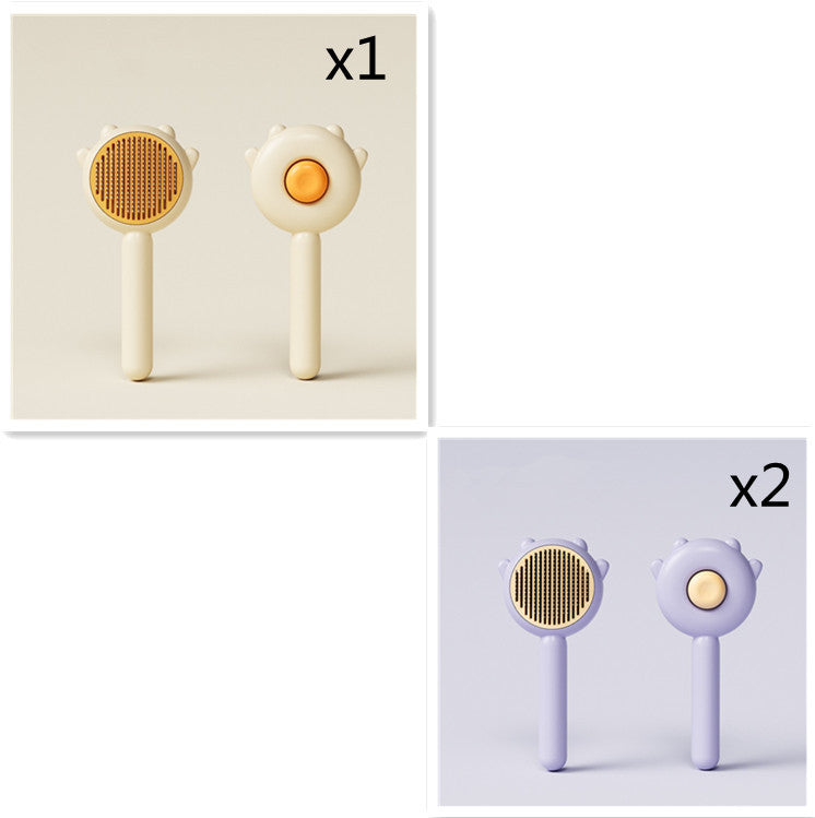 Cat & Dog Massage Comb - Hair removal and grooming tool with a scratcher for pets. Perfect cleaning supply! - The happy tails waggers