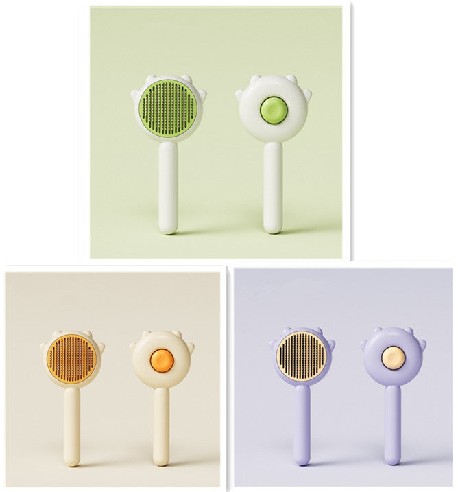 Cat & Dog Massage Comb - Hair removal and grooming tool with a scratcher for pets. Perfect cleaning supply! - The happy tails waggers