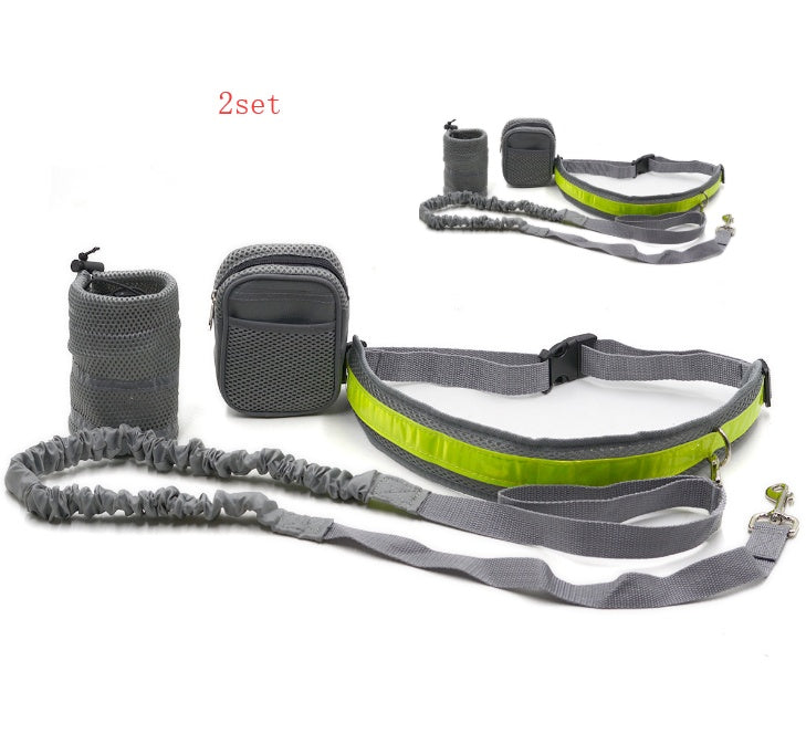 Adjustable Hands Free Dog Leash - The happy tails waggers