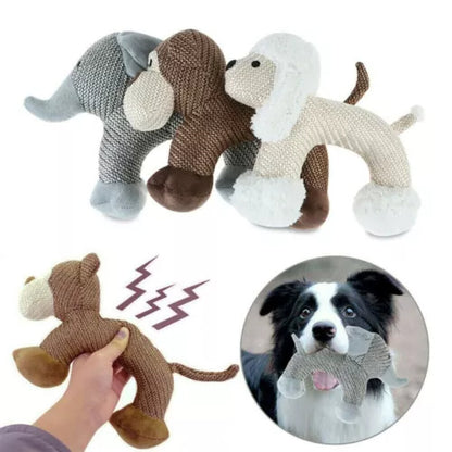 Squeaky Chew Toy - Bite-resistant and interactive for small and large dogs. Perfect pet supply! - The happy tails waggers