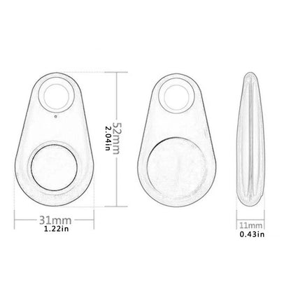 Mini Dog GPS Bluetooth 5.0 Tracker Anti-Lost Device - The happy tails waggers