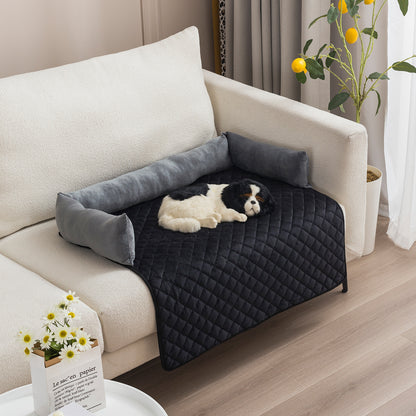 Pet Dog Sofa Bed - Warm cushion for large dogs and cats. Furniture protector and cozy mat. - The happy tails waggers