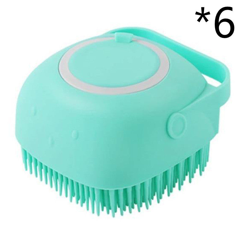 Silicone Dog Bath Massage Gloves Brush Pet Cat Bathroom Cleaning Tool - The happy tails waggers